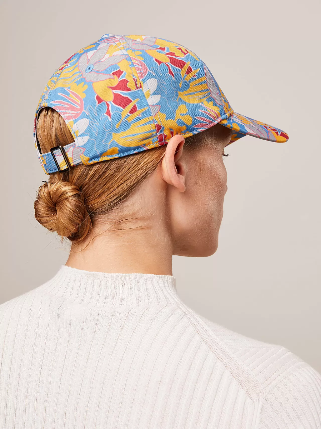 Damen AlphaTauri Cap Mit Blumen-Print Und Gebogenem Schirm