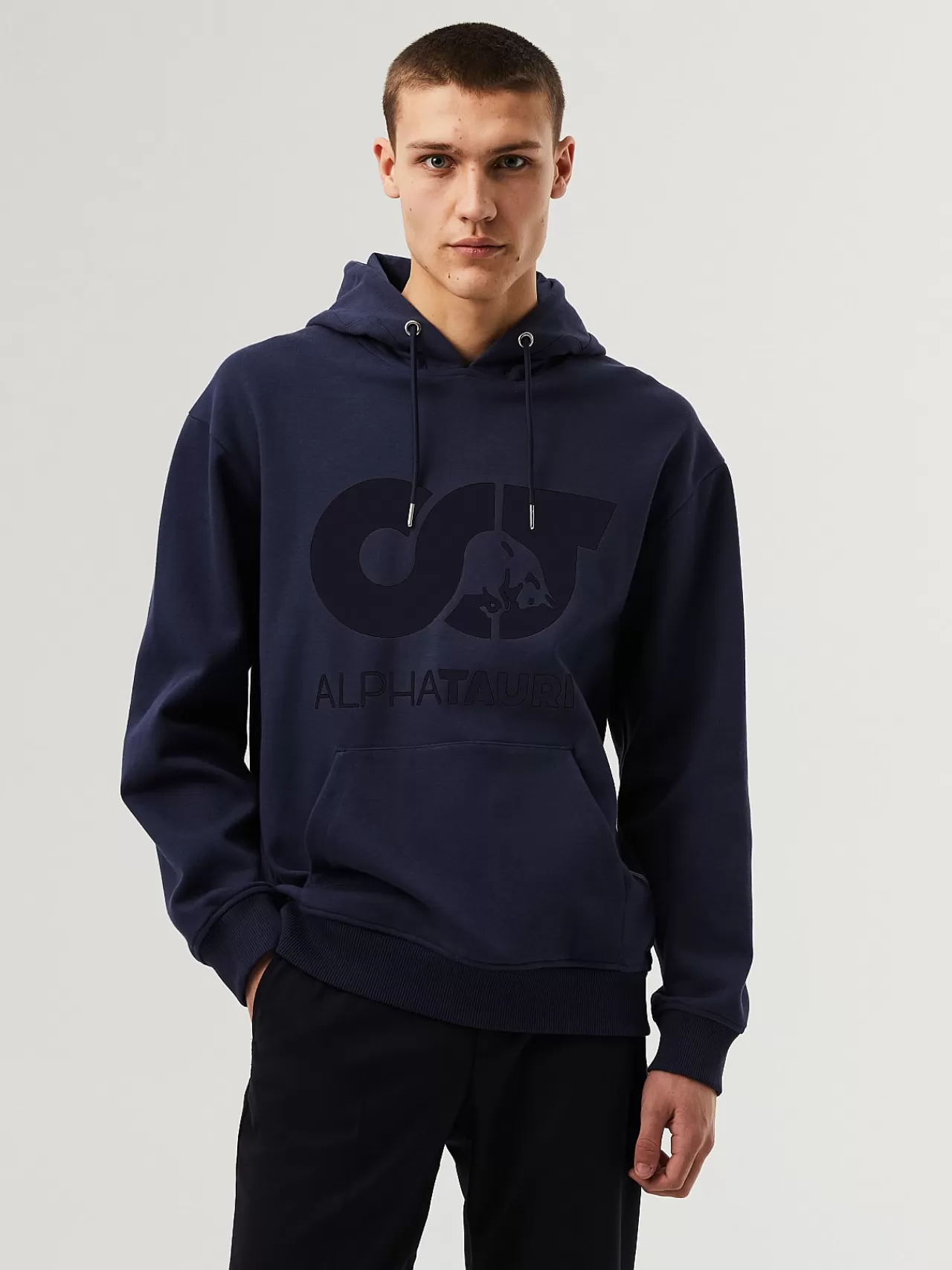 Herren AlphaTauri Hoodie Mit Charakteristischem Logo