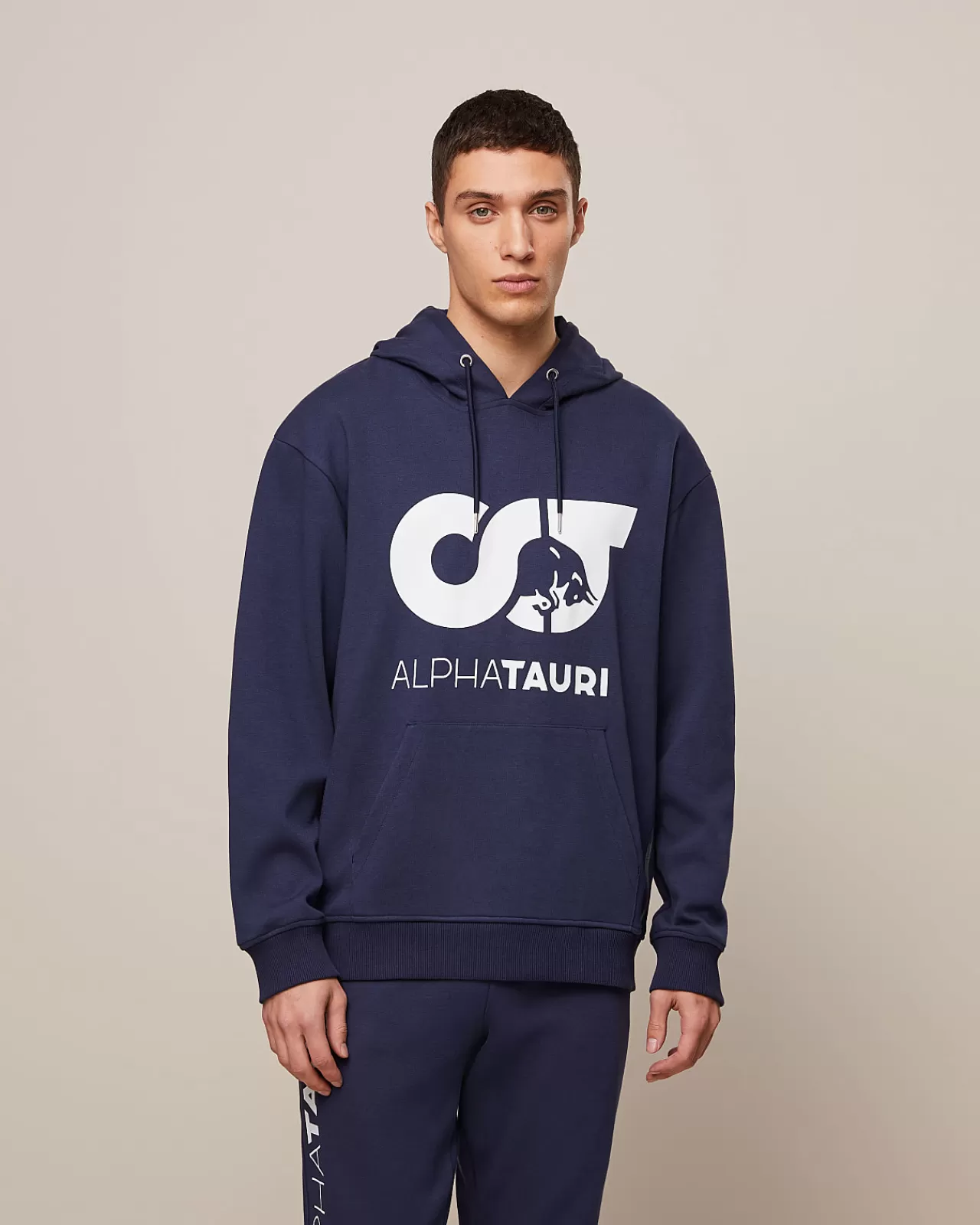 Herren AlphaTauri Hoodie Mit Charakteristischem Logo