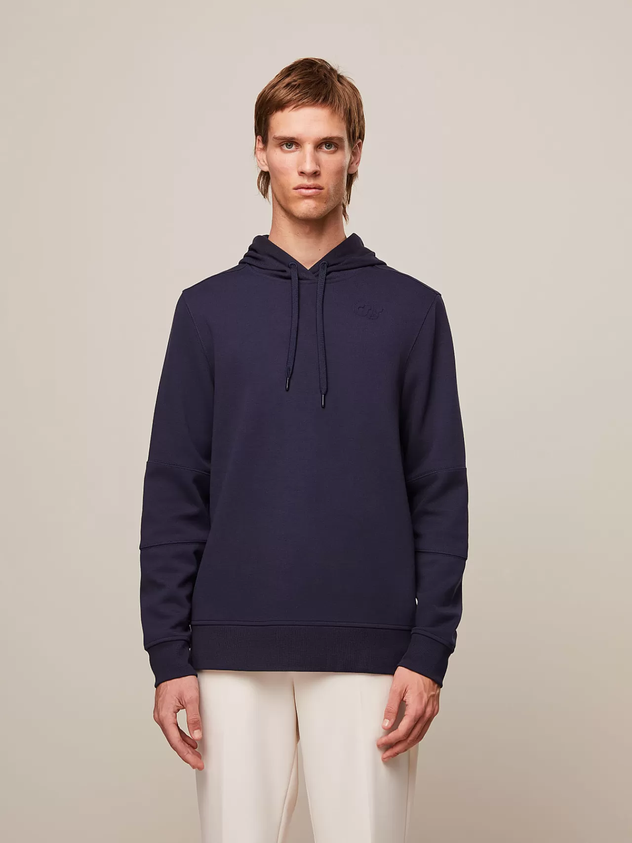 Herren AlphaTauri Hoodie Mit Gepragtem Logodetail