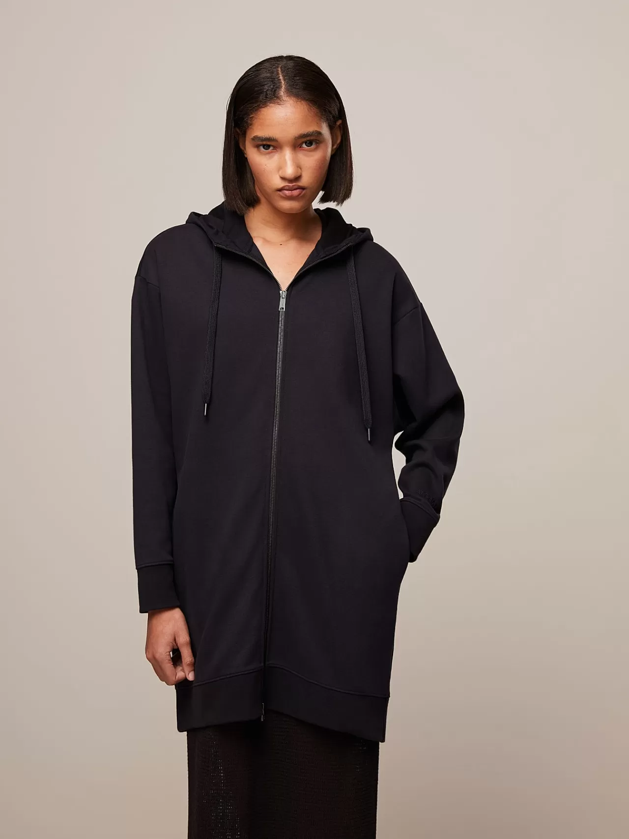 Damen AlphaTauri Lange Sweatjacke Mit Kapuze