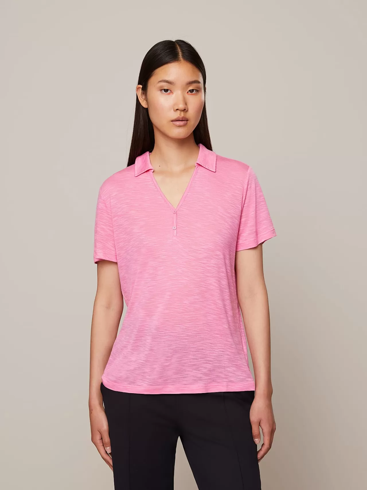 Damen AlphaTauri Leichtes Poloshirt