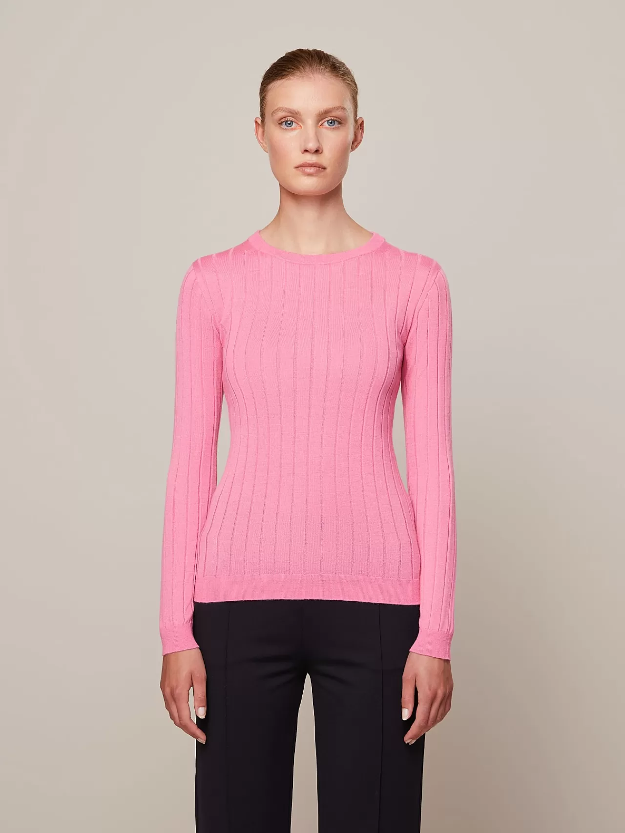 Damen AlphaTauri Nahtloser 3D-Strickpullover Aus Kaschmir Und Coolmax®