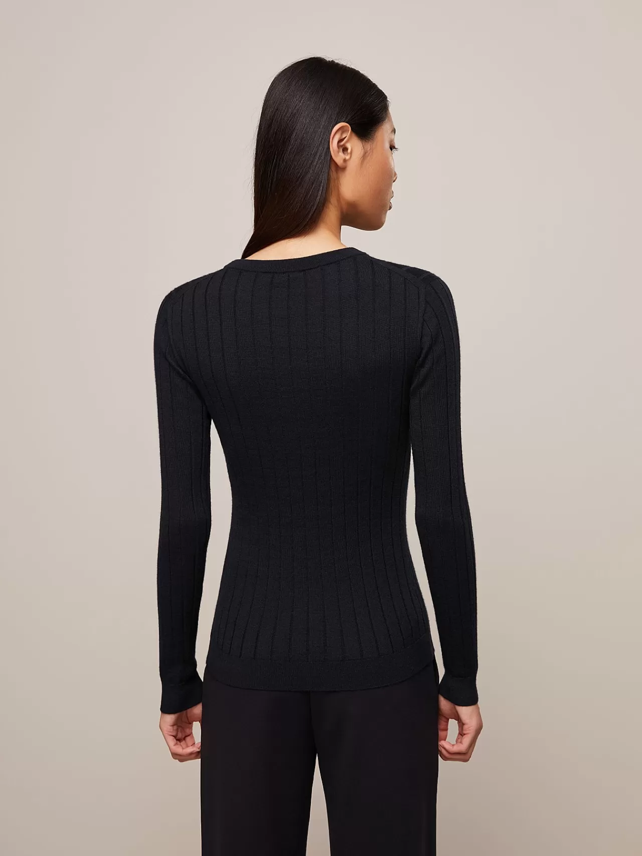 Damen AlphaTauri Nahtloser 3D-Strickpullover Aus Kaschmir Und Coolmax®