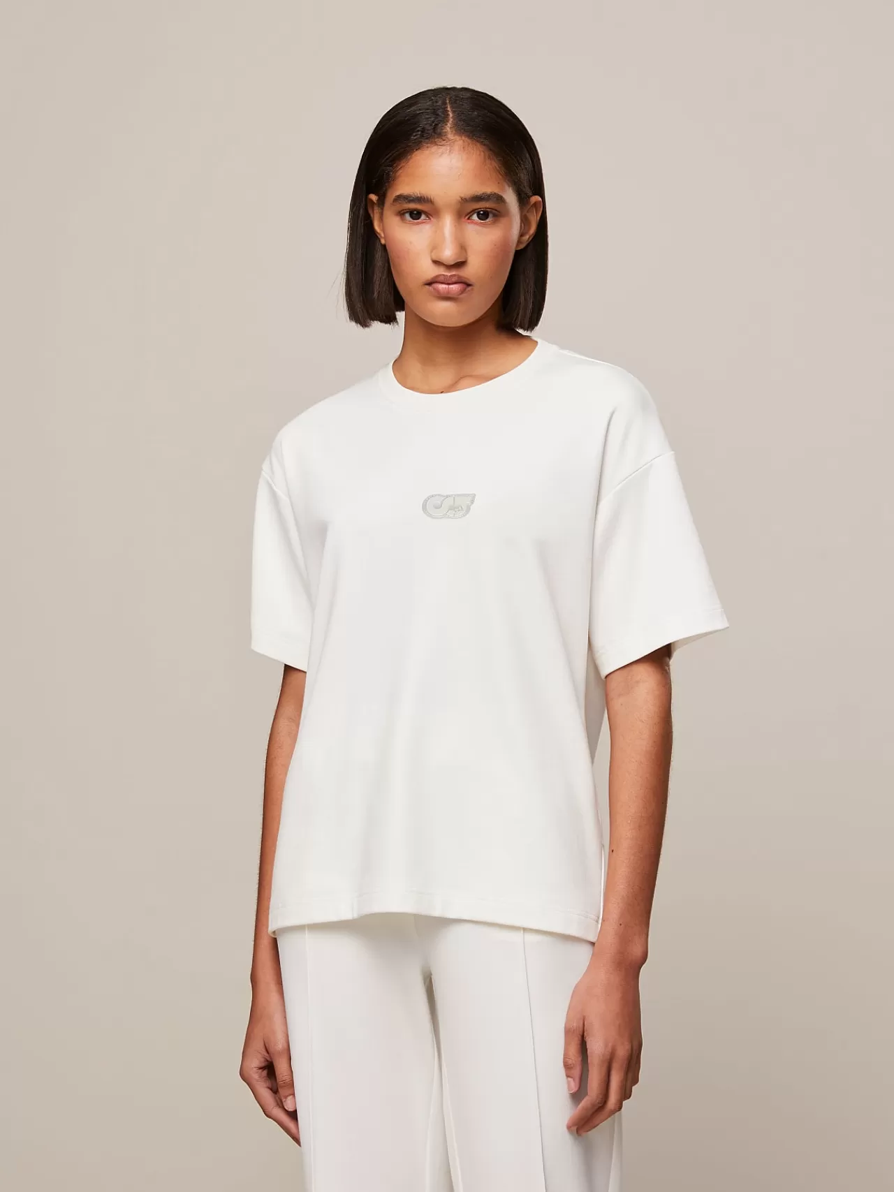 Damen AlphaTauri Oversize-T-Shirt Mit Cut-Out Hinten