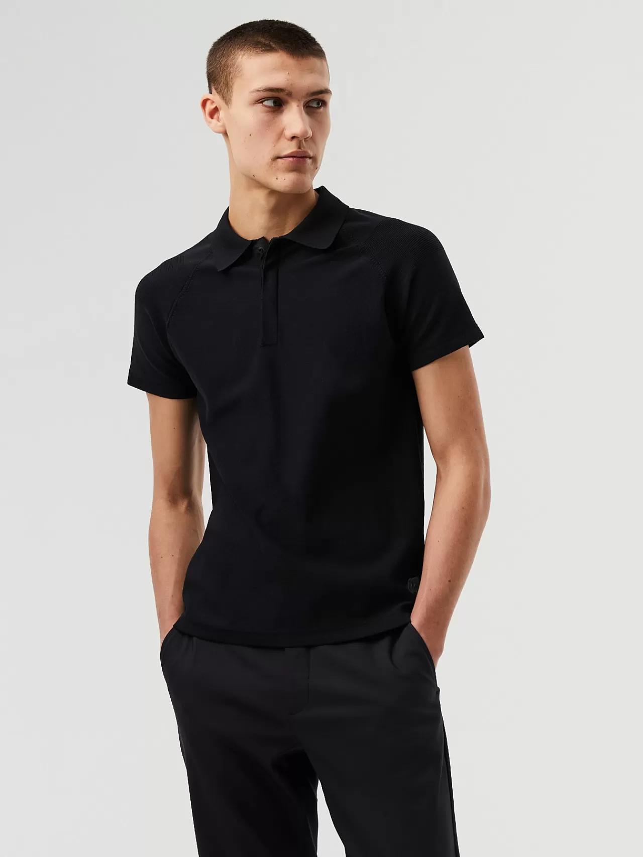 Herren AlphaTauri Poloshirt Aus Funktionsstrick