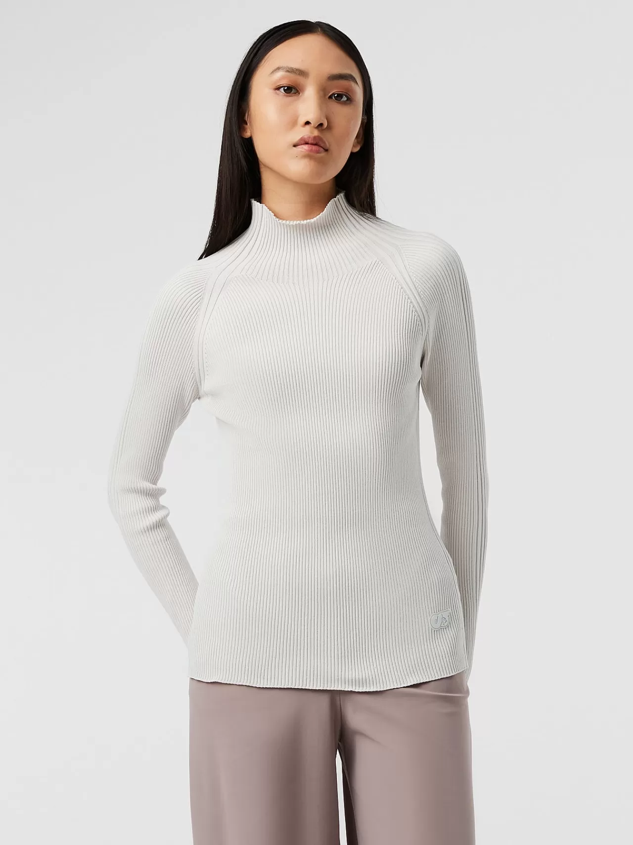 Damen AlphaTauri Rollkragenpullover Aus Nahtlosem 3D-Funktionsstrick