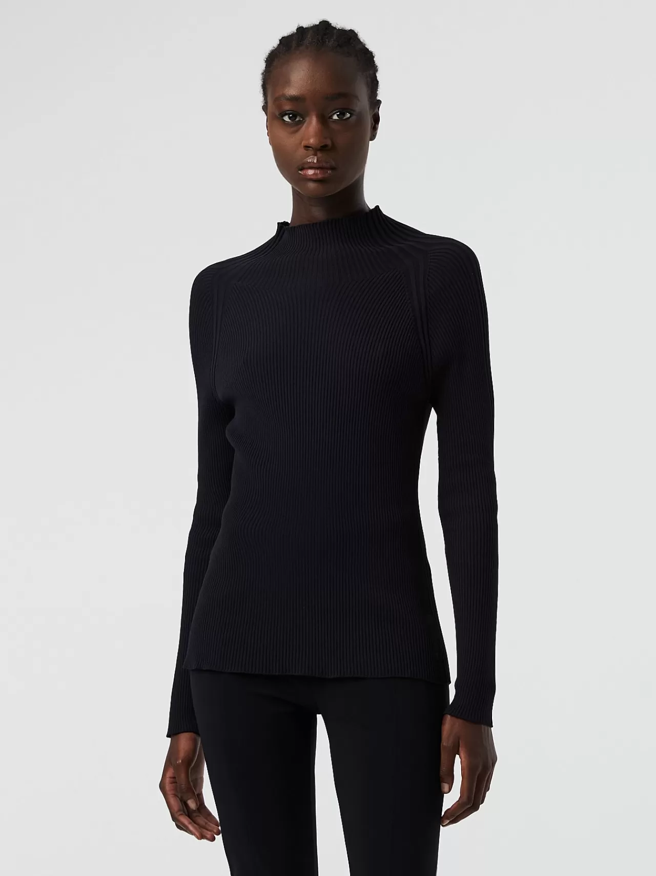 Damen AlphaTauri Rollkragenpullover Aus Nahtlosem 3D-Funktionsstrick