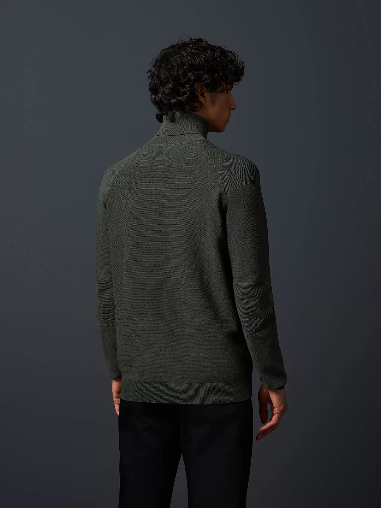 Herren AlphaTauri Rollkragenpullover Aus Nahtlosem 3D-Funktionsstrick