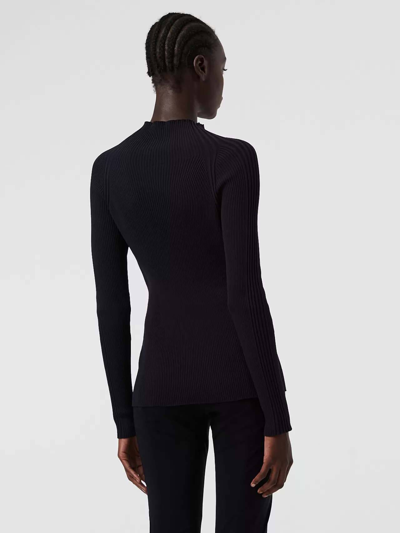 Damen AlphaTauri Rollkragenpullover Aus Nahtlosem 3D-Funktionsstrick