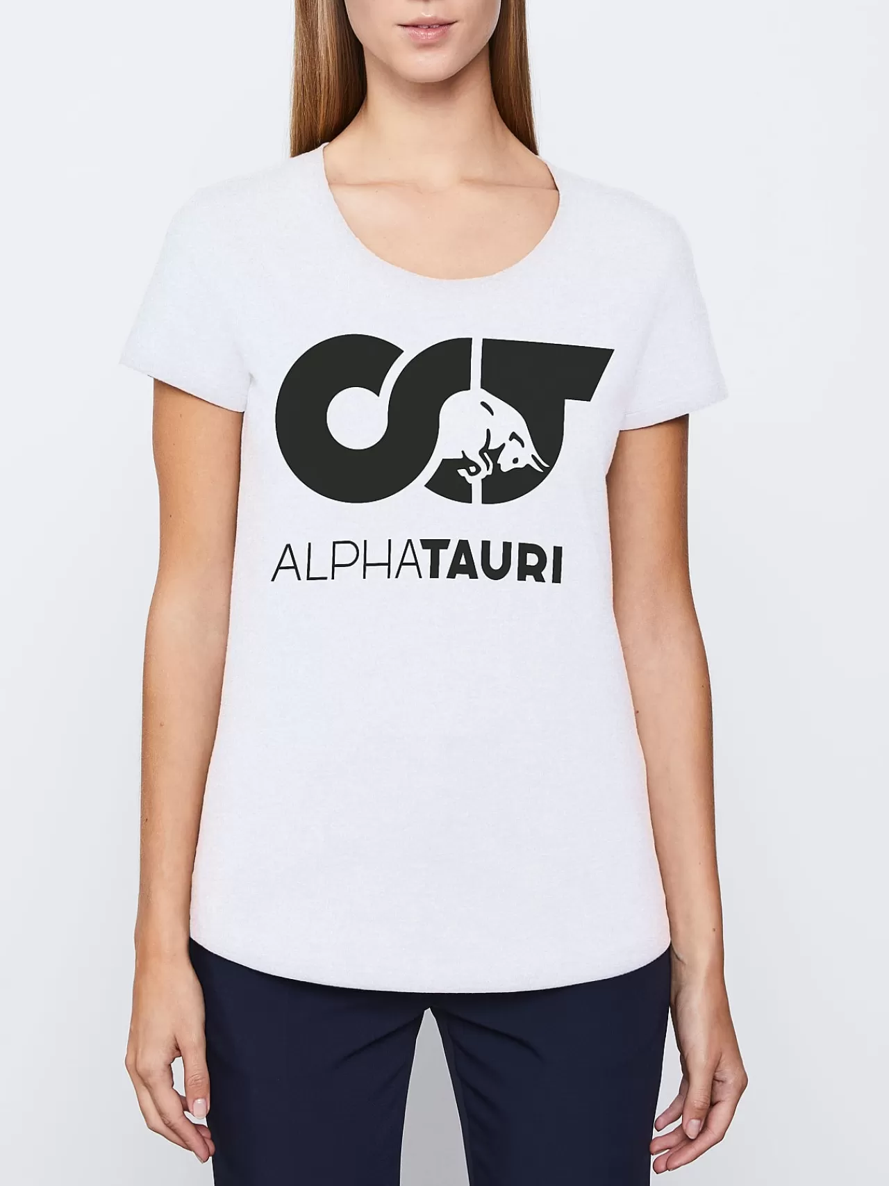 Damen AlphaTauri Signature Logo T-Shirt