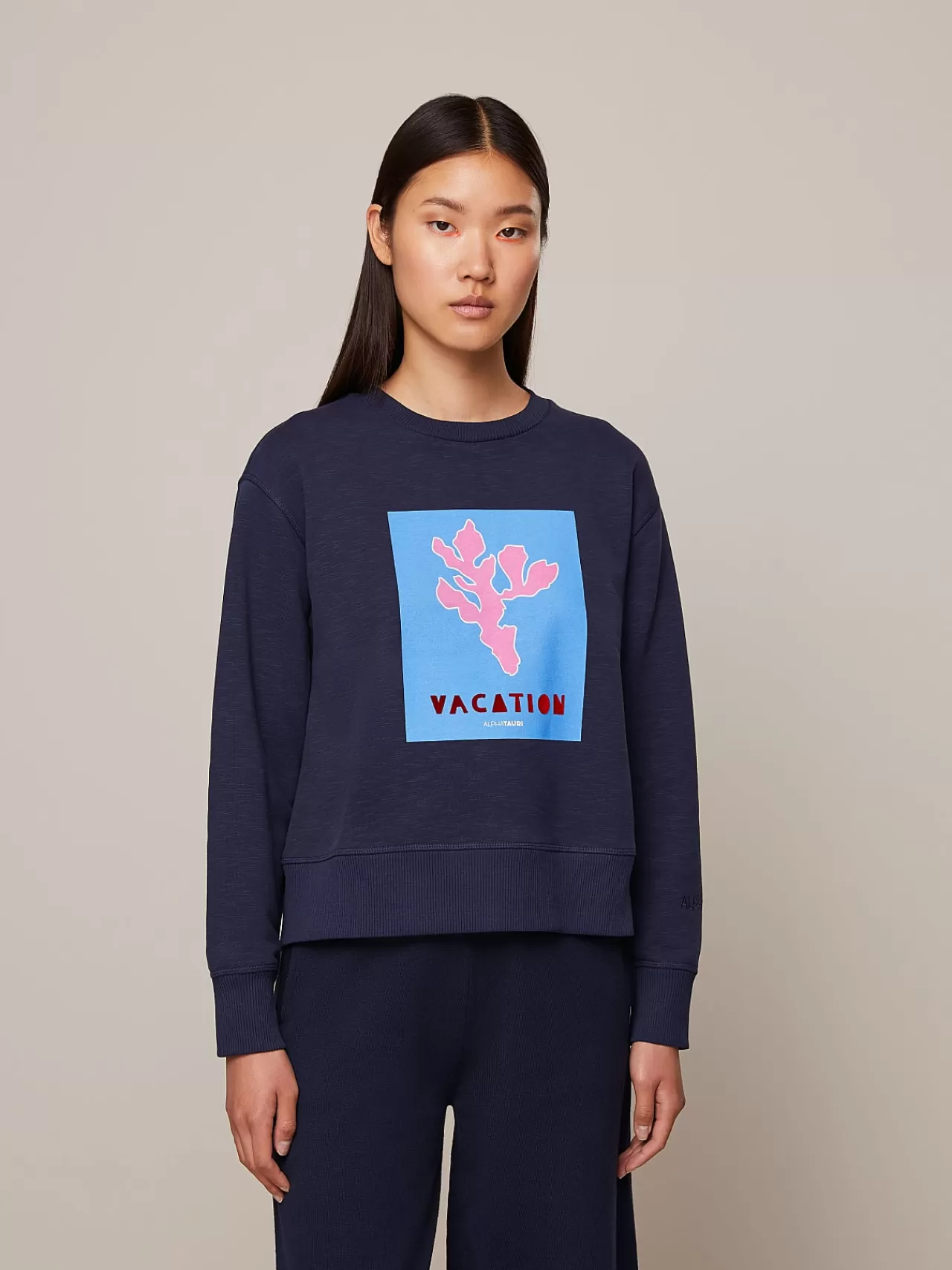 Damen AlphaTauri Sweatshirt Mit Artwork-Print