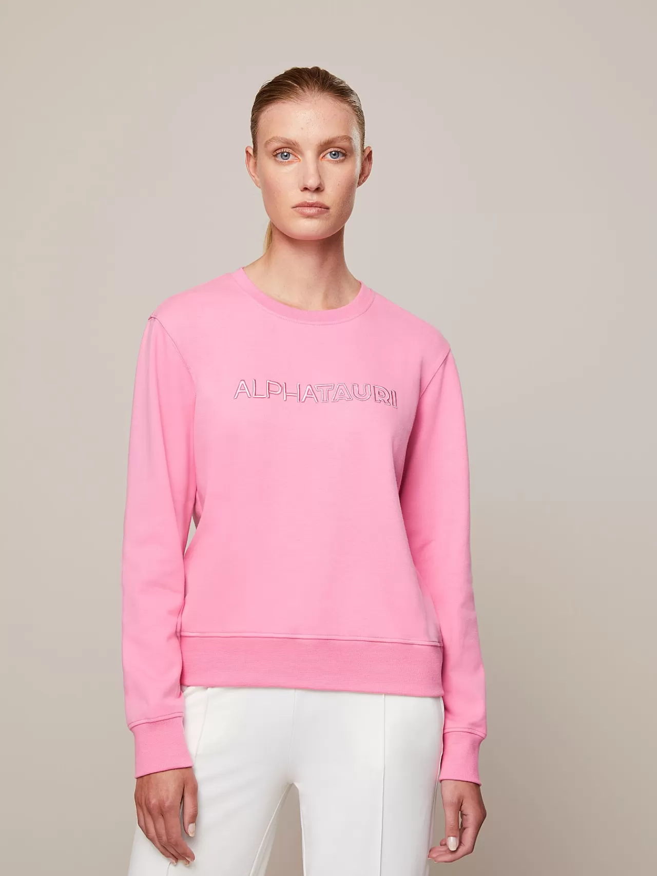 Damen AlphaTauri Sweatshirt Mit Logostickerei