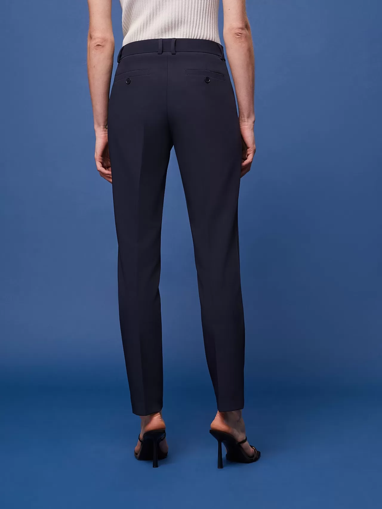 Damen AlphaTauri Tapered Fit Hose Mit Falten