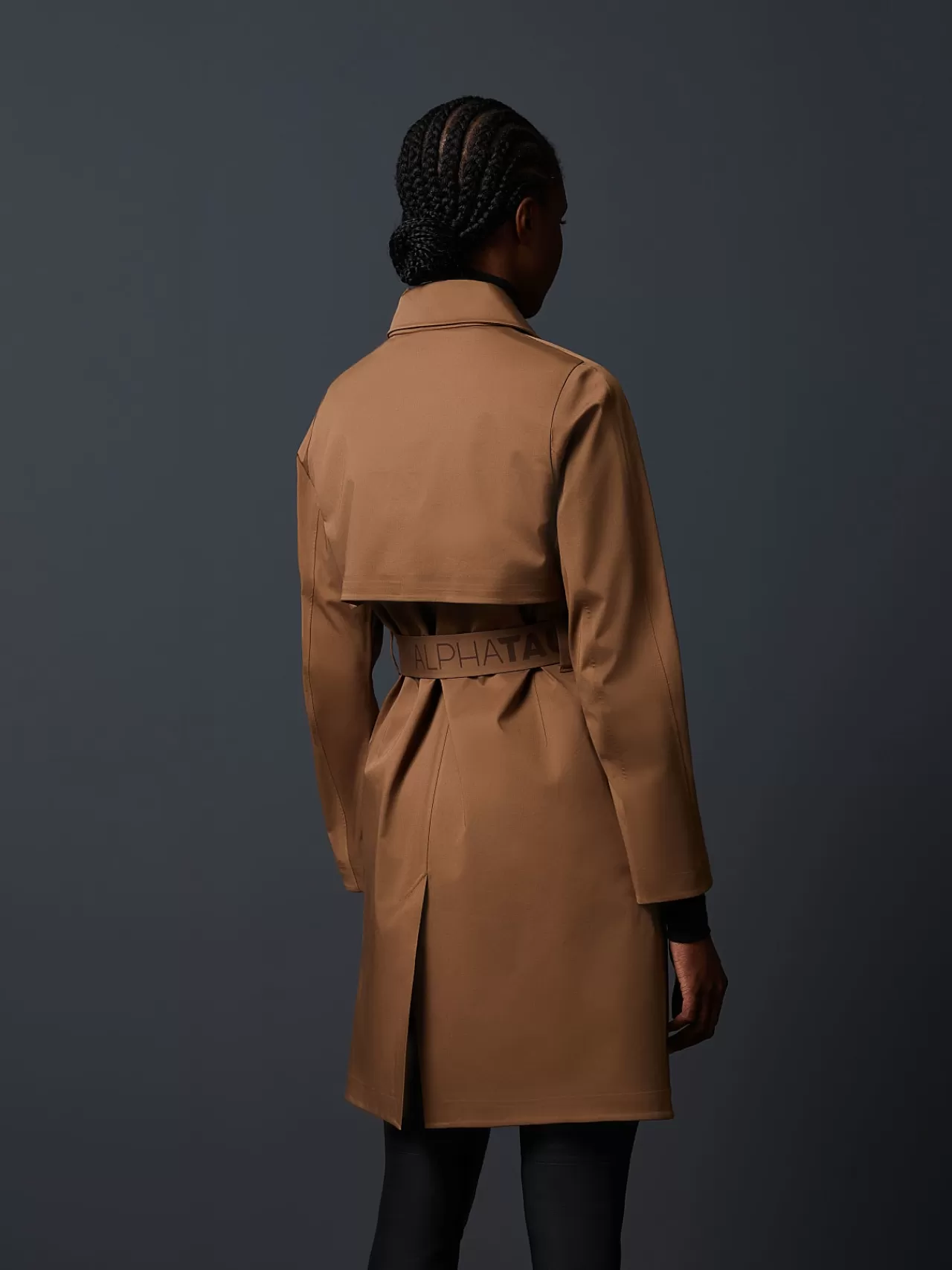 Damen AlphaTauri Wasserdichter Packable Taurobran® Trenchcoat